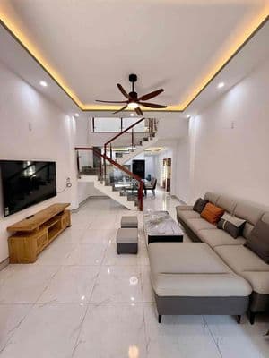 Nhà 75m2, 3 phòng ngủ, 3.7 tỷ, kiệt Âu Cơ, gần Chợ Hoà Khánh