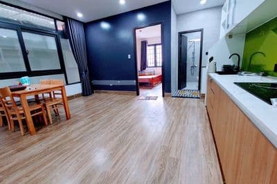 Căn hộ 1 phòng ngủ đầy đủ tiện nghi gần bến xe Đà Nẵng.