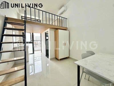Apartment duplex-banconl -thang máy- full nội thất - nhà xe siu rộng