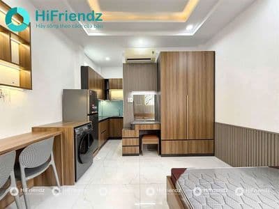 Cho Thuê Studio Full NT xịn đẹp, Máy giặt riêng, gần đại học VLU,IUH