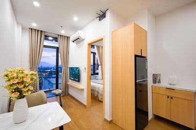 Cho thuê căn hộ 1 phòng ngủ mới keng ngay Mỹ An- Ngũ Hành Sơn