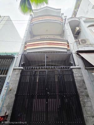 Cho thuê nhà đường phú thọ hoà 4 x 12 m đúc 3,5 tấm 3 pn, 4 wc