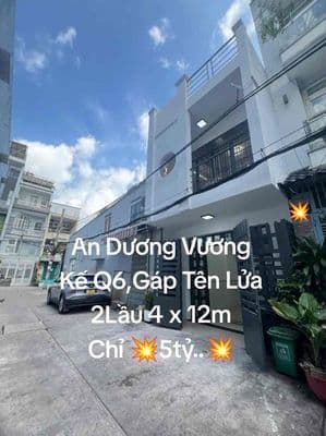 Nhà hẻm xe hơi an dương vương gần chợ