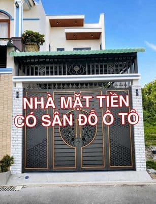 Nhà mặt tiền lê văn sô trục thông lê phước thọ có sân đậu oto