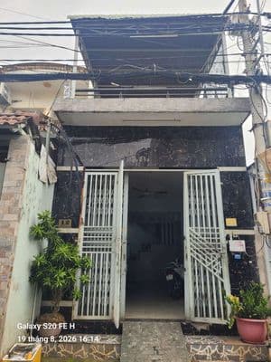 cần cho thuê nhà 1Xẹt NVQ .DT 4 x13 .1 trệt 1Lầu 3PN 2Ws giá 8 triệu 5