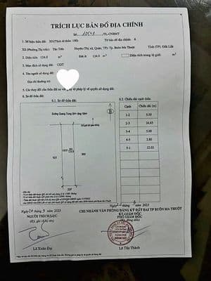 Cần bán đất thổ cư đường Quang Trung - phù hợp đầu tư, kinh doanh