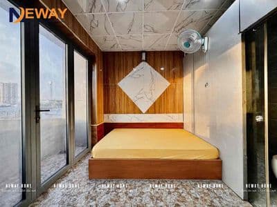 Studio bancol thoáng - mới - thang máy - sẵn máy lạnh vòng xoay an lạc