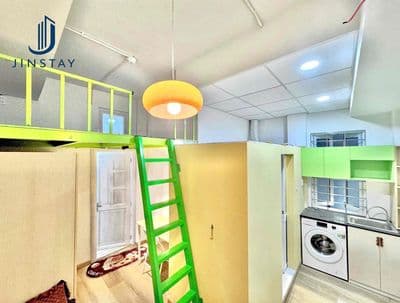 Căn hộ phạm văn chiêu duplex máy giặt riêng thang máy full nội thất