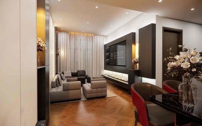 Vinhomes smart city - cho thuê căn hộ 2 ngủ 2wc nội thất sang trọng