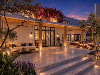 Mặt bằng villa gần chương dương