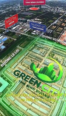 10 suất nội bộ Becamex ,1 trệt 3 lầu Green City ,Thành phố mới BD, shr