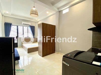 Căn hộ 1pn ban công full nội thất ngay cầu ông lãnh q1