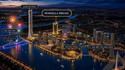 Peninsula Private| Từ 2,1 tỷ căn hộ DN Downtown, sổ hồng sở hữu riêng!