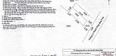 Hạ giá bán lô lê thánh tông 113m2 - giá 5 tỷ