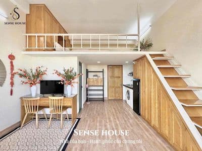 Cho thuê chdv duplex ngay cầu vượt hoàng hoa thám - nhà ga t3
