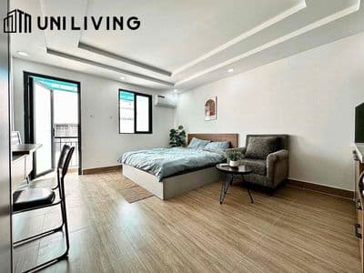 Studio Full nội thất ban công rộng gần ngay trung tâm Q1