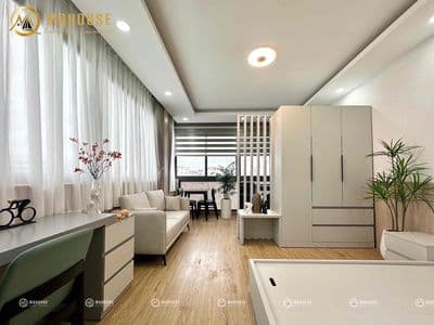 Penthouse tách bếp máy giặt riêng full nt ngay ga t3, vaa, vhu, etown