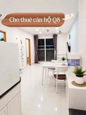 cho thuê chung cư Tara Residence Q8 - 68m2 : 2 phòng ngủ, 2wc 11.5tr