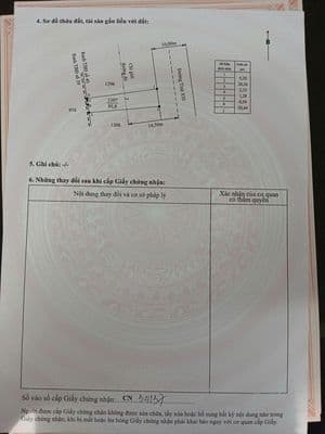 Bán đất mặt tiền lộ nhựa cách chợ Phước Vân khoản 60m