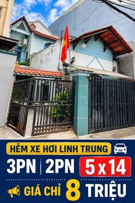 Cho thuê nhà linh trung gần đh ngân hàng