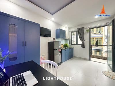 Studio ban công- thang máy, bảo vệ ngay đh bách khoa, kinh tế 5 phút