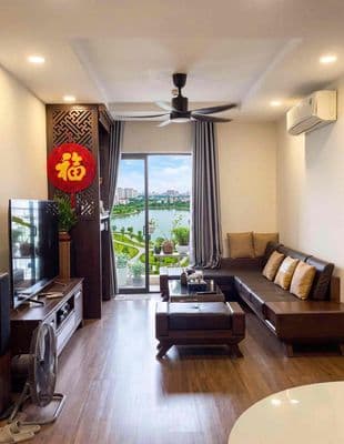 Cho thuê căn hộ 76m2 - view trực diện hồ sài đồng - jardin