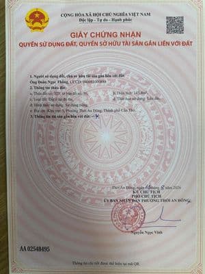 Đất thổ cư