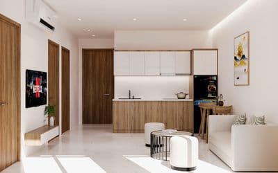 cho thuê căn 2n 50m2 nhà mới giá 9t