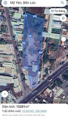 Bán 1hecta đất Sản Xuất Kinh Doanh MT Ql1A Mỹ Yên Long An