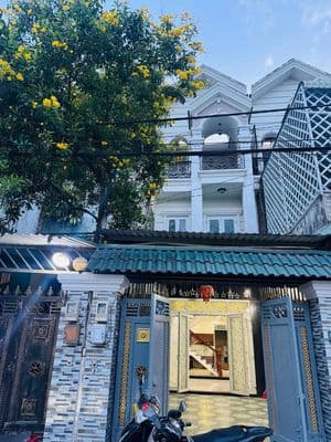 Nhà 2 lầu sân xe hơi tx25 mới đẹp giá 11 triệu