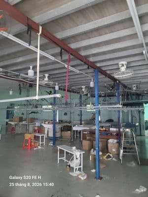 Cho thuê xưởng DT 1000m Có PCCC Điện pa pha