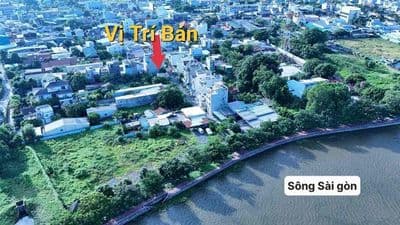 Chủ ngộp bank bán 400m2 sát sông SÀI GÒN, Hiệp Bình, Thủ Đức