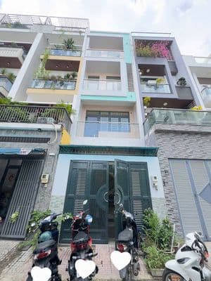 Cho thuê nhà hẻm xe hơi, tân kỳ tân quý, gần aeon, 16trieu, 4 tầng