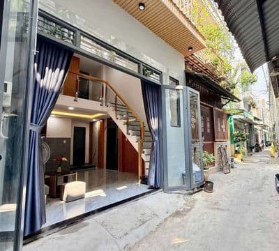 Nhà mới đẹp(4x9) Đúc lửng, 2PN, hẻm 3m, Lê Văn Khương, Hiệp Thành, Q12
