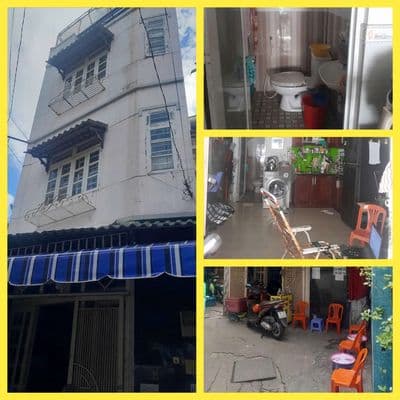 Bán Nhà Bình Thạnh - Ngang hơn 4m / 1 Trệt 2 Lầu / SânThượng /