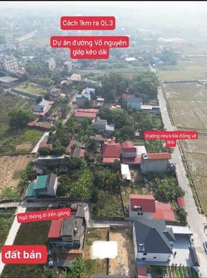 Bán đất 92.4m2 full thổ cư đường 5m tại Sóc Sơn - Hà Nội