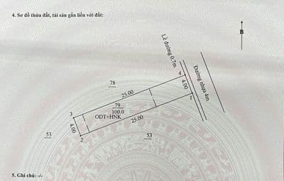 Bán đất 100m2 P. Hiệp An, Thủ Dầu Một, Bình Dương
