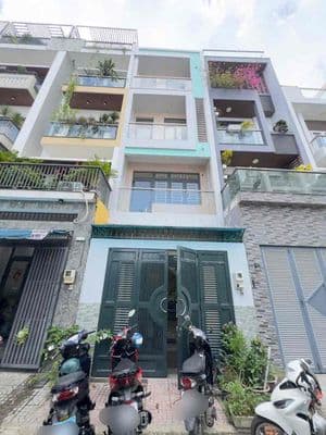5Pn 4Wc - Hẻm8m Khu Vip Tân Kỳ Tân Quý - DT 4x16m 1 Trệt 3 Lầu
