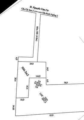 Bán đất đường hẻm 390 Nguyễn Văn Cừ, TP cần thơ hẻm 4m xe hơi