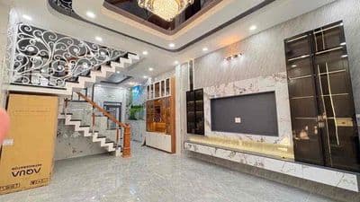 Nhà Mới 4 Tầng Lê Văn Khương_Ngang 5m_75m2_Nở Hậu_Hẻm 5m_Chỉ Hơn 6 Tỷ