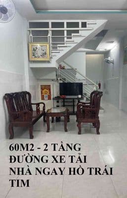 Ngay hồ trái tim -đường xe tải - ngã tư gò mây -bình tân -60m2- 4.x t