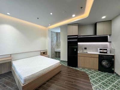 Cho thuê căn hộ mới xây, full nội thất, ban công như hình