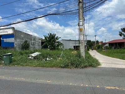 Bán lô góc 2 mặt tiền 158m2 giá 570 triệu gần cầu vượt Củ Chi