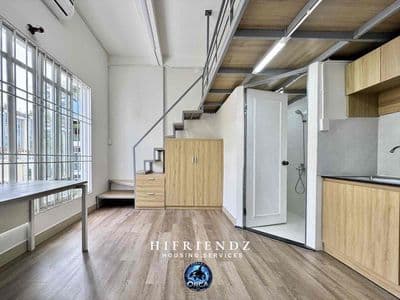 Duplex mới 100% cửa sổ full nội thất gần cầu chà và