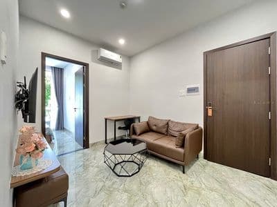 Cho thuê căn hộ 1 pn đầy đủ nội thất – khu an nhơn, gần sông, biển