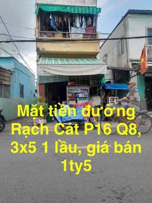 Bán nhà Mặt Tiền đường Rạch Cát ngay chợ