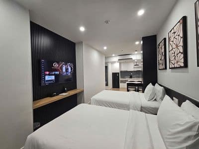 9 triệu/tháng – 2 người ở riêng 1 căn hộ dịch vụ bcons city hotel