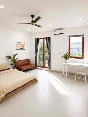 Cho thuê căn hộ dịch vụ khu việt phú garden, nội thất mới .