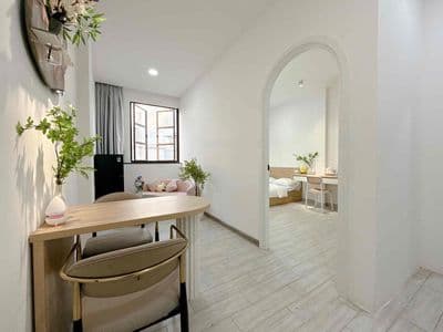 Cho thuê căn hộ chung cư mini 1 phòng ngủ, tách bếp như hình
