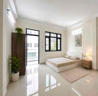 Cho Thuê Căn Hộ Ban Công Mới 100% Ngay CV Làng Hoa